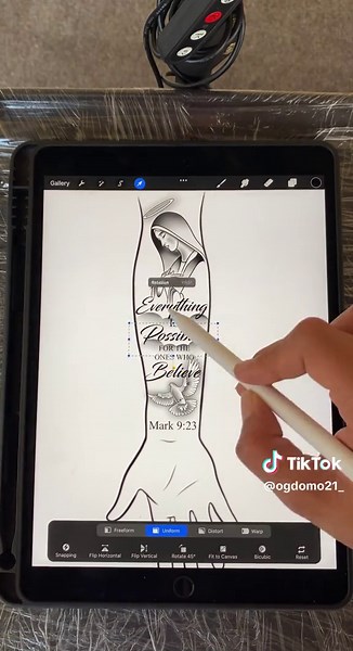 God sent 🙏🏽 #tatooideas #tattoodesign #procreate