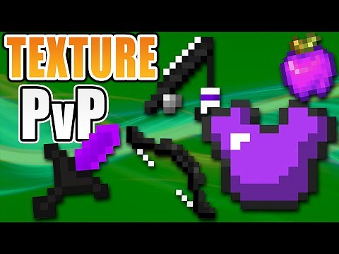 The Best Minecraft Texture Pack PvP 16x16 | Purple Default Edit, Short Sword, Low Fire, FPS +