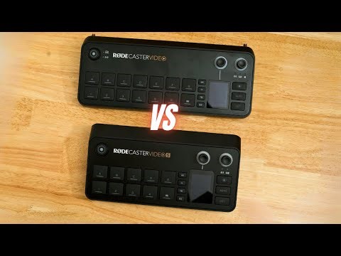 RodeCaster Video vs Rodecaster Video S