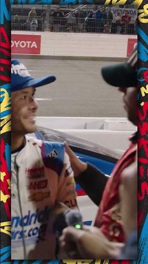 Bubba Wallace and Kyle Larson's conversation after Richmond #nascar