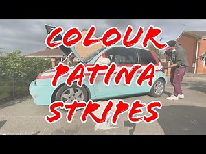 Creating Weathered Patina Stripes Or Blocks Of Colour On Your Car - Rustypaint.com DIY Car Painting