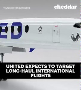 52K views · 85 reactions | United plans to buy 15 jets from Boom Supersonic with an option for 35 more once the start-up company designs a plane that flies faster than the speed of sound while meeting safety and environmental standards. For more: chdr.tv/2tc | cheddar news | Facebook