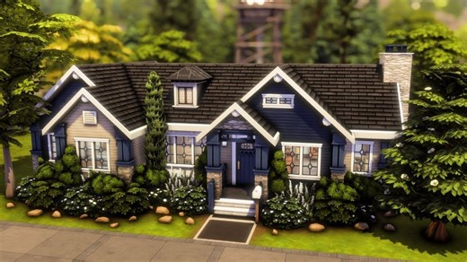 搬运：舒适的小入门家🏡 The Sims 4 Speed Build ｜ No CC