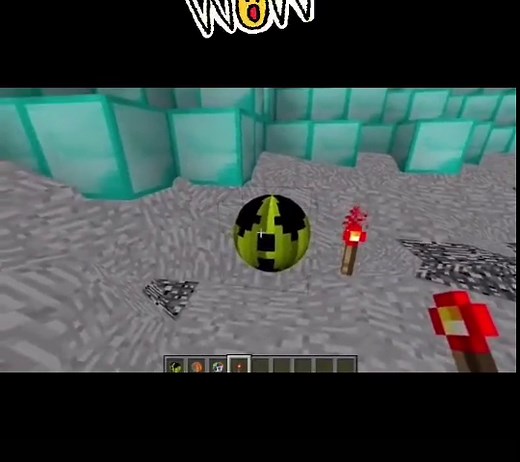 Minecraft Character Ignites Spheres in Epic Scene