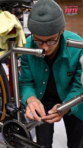 Wheat Ridge Cyclery on Instagram: "The ultimate travel bike! ✈️🚲 Check out this fully custom @seven_cycles screwable titanium frame that we just got in. Any guesses on how much this one costs? 💰💰 #sevencycles #titaniumbike #custombike"