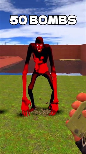 Can SCP-096 survive 100 explosions? #scp096 #gmod