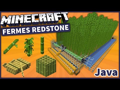🎍 Ferme à Bambou 1.20 Automatique - Minecraft Java Tutoriel Redstone