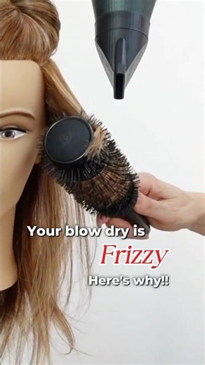 Your blow dry is frizzy because of THIS ❌