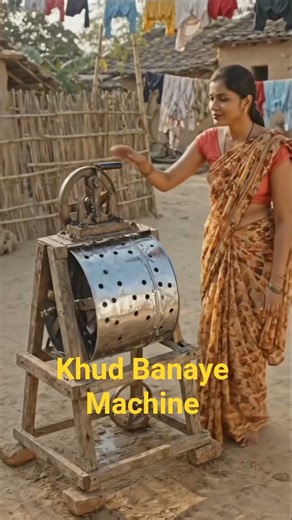 Homemade Washing Machine 🧺 | No Electricity Hack #shorts