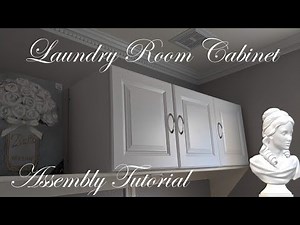 HOW TO ASSEMBLE A 54 in WALL LAUNDRY ROOM CABINET ESTATE BY RSI FROM LOWE'S