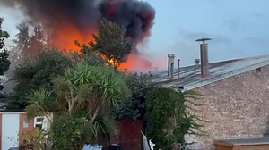 2.8K views · 13 reactions | Here's the dramatic fire on Saturday morning for anyone who did not see it | The News, Portsmouth | Facebook