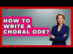 How To Write A Choral Ode? - Classical Serenade