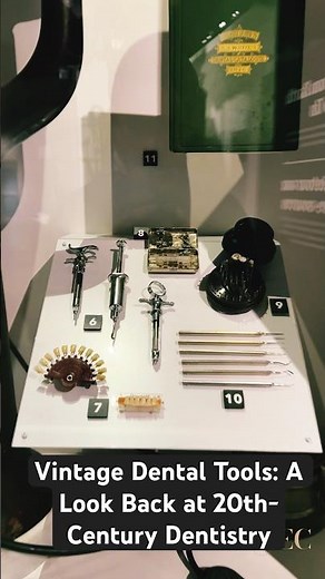 Vintage Dental Tools: A Look Back at 20th-Century Dentistry dentalhistory #vintagedentaltools