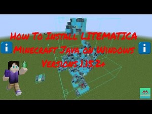 How to Install and Use Litematica (WINDOWS INSTALLATION) 1.15.2, 1.16