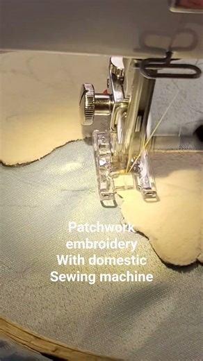 how to do patchwork embroidery with domestic sewing machine janome sewing machine
