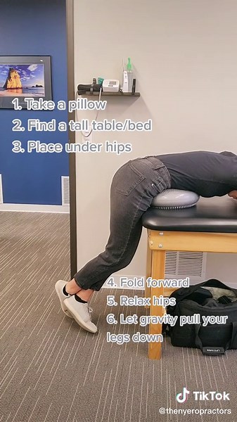 Lower Back Stretching and Decompression Techniques at Home