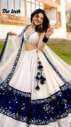 Desi elegance with a modern vibe ✨ #shorts #modernethnic #music #fyp #trendingshorts #lehngalook