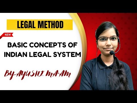 Basic concepts of Indian legal system || LLB/BALLB SEMESTER || By-Ayushi Maam