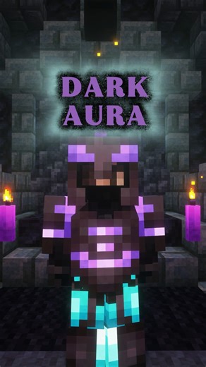 Minecraft: DARK AURA Armor Trim #minecraft #shorts