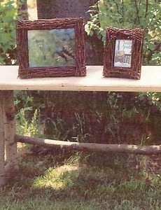 How To Make A Picture Frame Using Birch Bark Branches