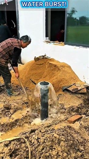 Striking a Powerful Underground Water Source – Rare Natural Artesian Well Burst!