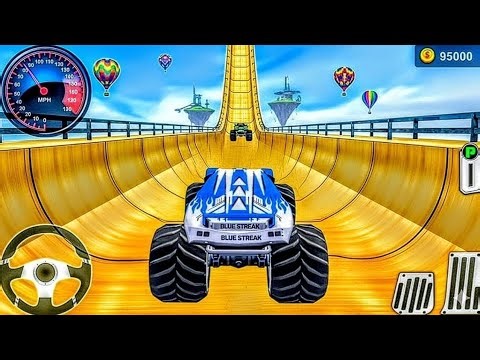 Impossible GT Car Stunt Racing Simulator - Muscle Car Mega Tracks Races 3D - AndroidGamePlay #5