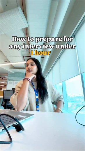 Sonali Bhagat | Need to prepare for an interview in 1 hour? Here’s how you can do it🤝 ✅1. Gap Analysis (10 minutes) Copy the job description into a... | Instagram