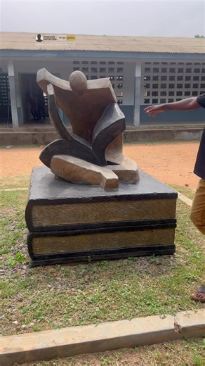 🚨 Have you heard about the conceptual meaning of this artwork on Mepe St. Kizito Senior High Technical School campus? Do you know that this art piece was sculpted by Mr. Eduful Kojo Asani aka Desgama? Watch this video to the end while I give you some gist. Share for someone to know about this work please. Follow me to be the first to watch next video. #share #PromoteVolta #tonguglobal #foryoupage