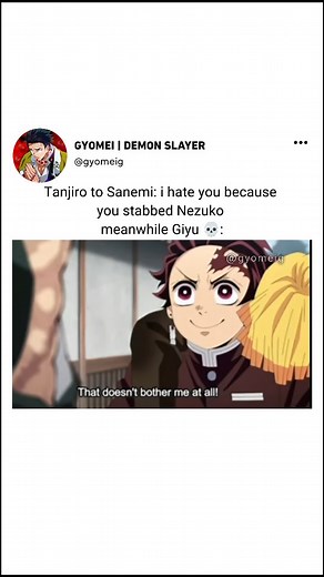 Tanjiro didn't even try to hide his favouritism 😭 ‐ ‐ ‐ ‐ ‐ ‐ ‐ - - - - - - - - - - - - - - ♡ ↴ ғᴏʟʟᴏᴡ ᴍᴇ @gyomeig Turn on post notifications⛅️ ‐ ‐ ‐ ‐ ‐ ‐ ‐ - - - - - - - - - - - - - - ♡ ↴ Have a great day/night!🍒 Turn on post notifications⛅️ saves and shares are highly appreciated 💜 Tag your friends if you think they need to watch this 🙂 ❣︎𝚃𝚊𝚐𝚜❣︎ #demonslayer #shinobukochou #nezukokamado #tanjirokamado #giyuuxshinobu #kanaotsuyuri #zenitsuagatsuma #inosukehashibira #鬼滅の刃#giyuutomioka #