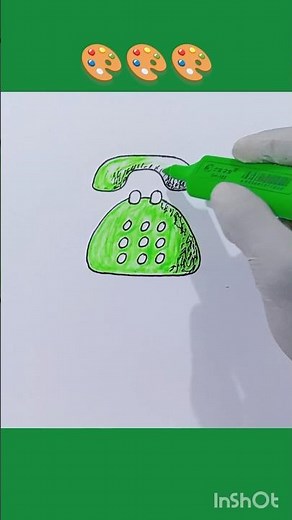 How to Draw a Telephone | Easy Drawing Tutorial ☎️📱#art