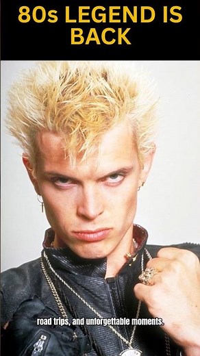 Billy Idol Tour 2026 🎤 Rebel Yell Legend Back at 70!