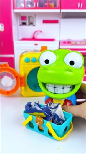 ASMR Toy Unboxing Cocomelon & Pororo Washing Machine Set 🧺 | Satisfying Toy Play with Subeo ASMR