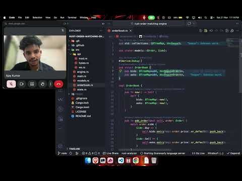 Order Matching Engine in Rust | System Design + Live Demo