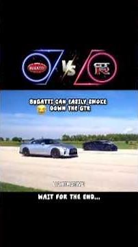 Bugatti Vs GT-R 💀🔥