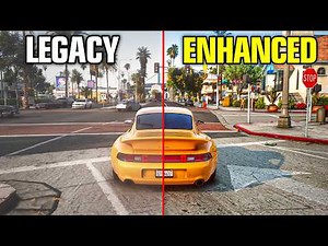 GTA 5 Enhanced Edition Vs Normal | GTA 5 Legacy Vs GTA 5 Enhanced | GTA Online | Detailed Comparison