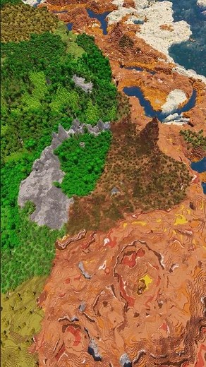 Half Badlands Caldera Minecraft Seed!