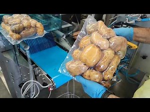 Thermoforming packing machine for vegetables in vacuum or modified atmosphere (MAP) package