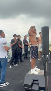 Tiger Muay Thai fighters @felipe_lobo_mt 🇧🇷 and @shamilcobra 🇷🇺 faced off with their opponents and are all set for their big fights at #ONEFightNight24 tomorrow ✊ Currently no.3 in the @onechampionship Bantamweight Muay Thai rankings and coming off of his “fight of the year” contender performance vs ONE Bantamweight Muay Thai World Champion Jonathan Haggerty in February, Felipe has his eyes set on stopping the rising star Nabil Anane and getting himself straight back into title contention 👊