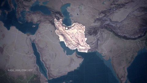 Animated map: Iran in the Middle East