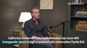 Watch Gavin Newsom and Charlie Kirk chat on Newsom's podcast