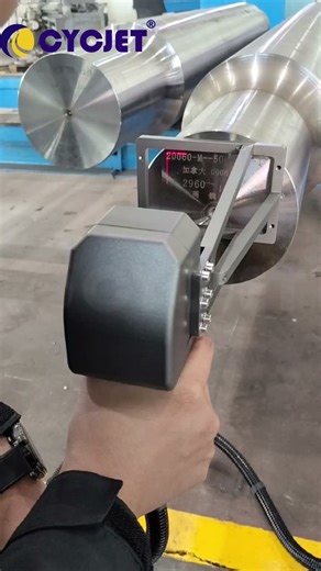 M20 Handheld Laser Printer for Metal Marking | Industrial Demo #labelingmachine #industrialprinter