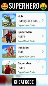 #SUPER HERO CHEAT CODE# #indianbikedriving3d