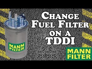 How we remove the diesel filter on a Ford Focus