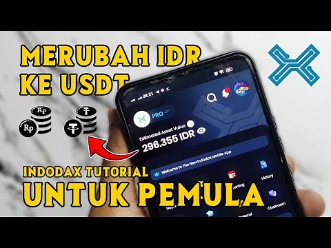 How to Buy USDT Crypto Assets on Indodax for Beginners | Converting IDR to USDT on Indodax | BKD ...