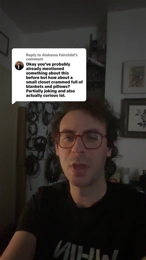 Replying to @Alabama Fairchild recording vocals in a closet really depends on the closet: the material the size and the density of the pillows and blankets.