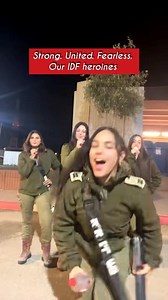 Strong. United. Fearless. 💪🇮🇱 Our IDF heroines — standing tall, defending Israel with courage and pride!” 🌟🕊️💚 #shabbatshalom | Stand with Israel