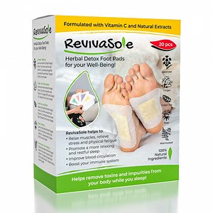 RevivaSole Detox Foot Pads Pain Relief Detox Patch â€¢ Showcase