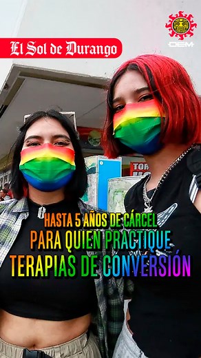 206K views · 16K reactions | ️‍️‍⚧️輸 Hasta 6 años de cárcel para quien practique terapias de conversión en Durango | El Sol de Durango | Facebook