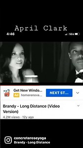April Clark in Long Distance w/ Brandy