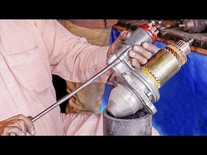 Amazing Restoration of old Truck Starter Motor Complete Process